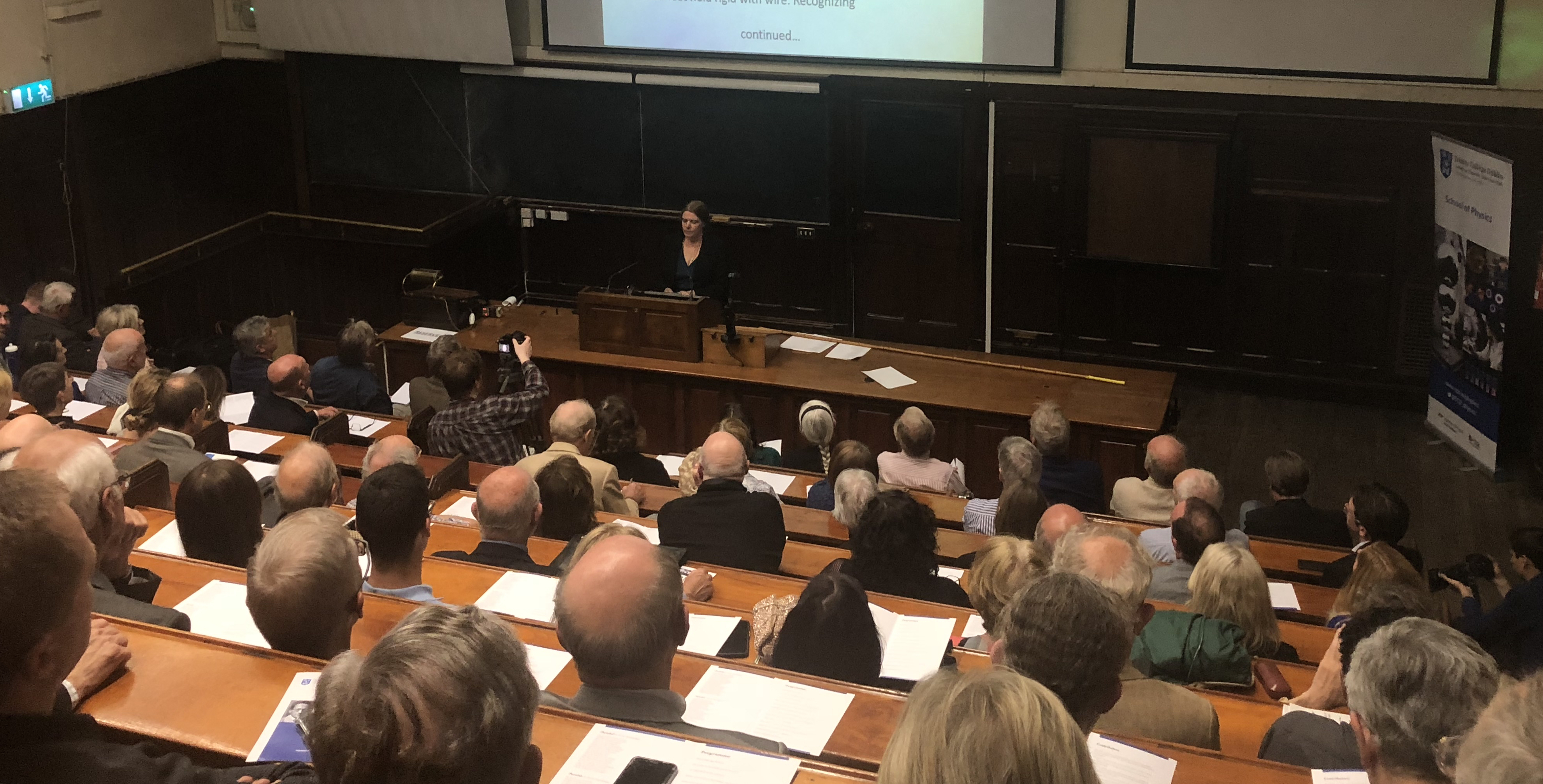 Jane reading at What is Life Conference TCD